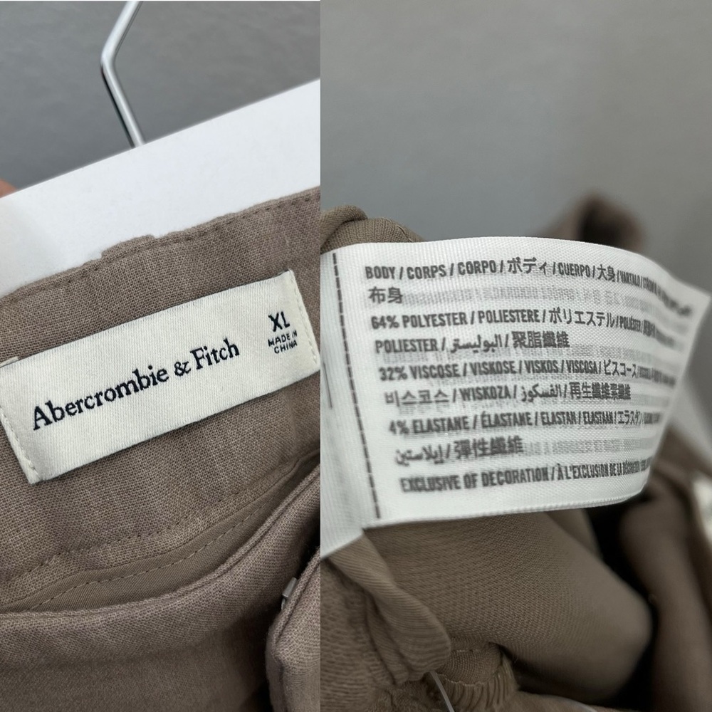 Abercrombie & Fitch NWT Sloane Tailored Wide Leg Pant size XL - Picture 10 of 11